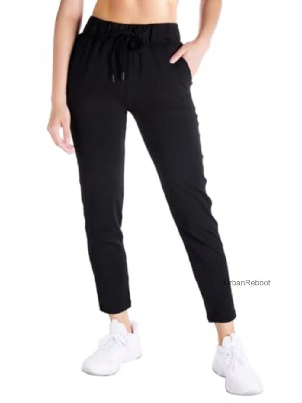 Yogipace Women's 7/8 On The Go Stretch Ankle Pants with Pockets
